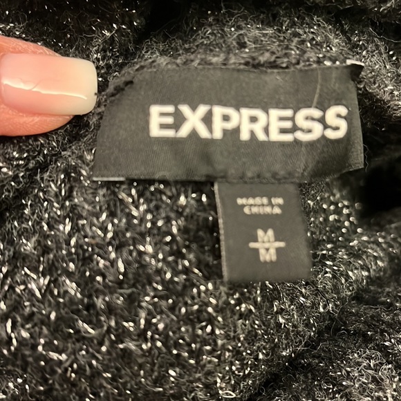 EXPRESS SWEATER DRESS WITH COWL NECKLINE - Picture 5 of 6